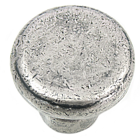 MNG Large Button Knob, Riverstone, Distressed Pewter 84364